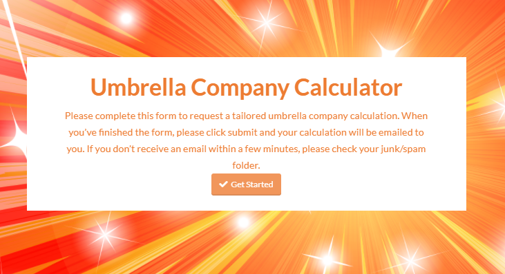 Umbrella Company Calculator Screenshot